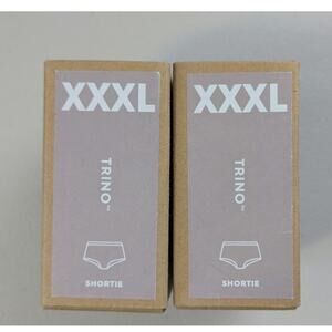 NWT allbirds Trino Shortie Underwear Pair Womens XXXL Pitaya Merino Wool Blend